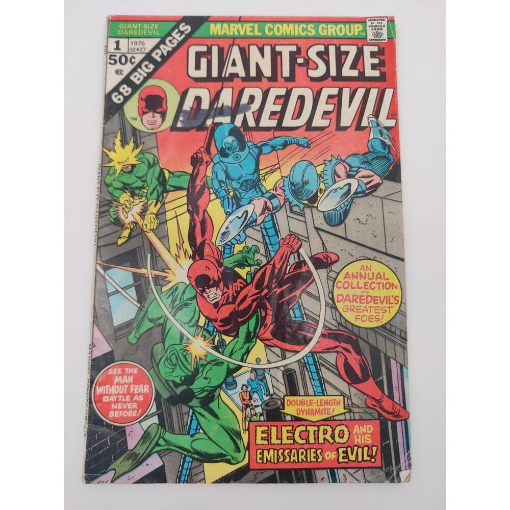 Giant Size Daredevil #1  Marvel Comics 1975‎ Low Grade